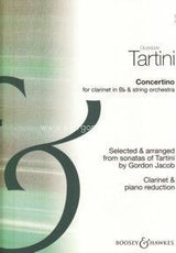 Concertino Clarinete / Red. Piano. Tartini, G., Gordon, G.