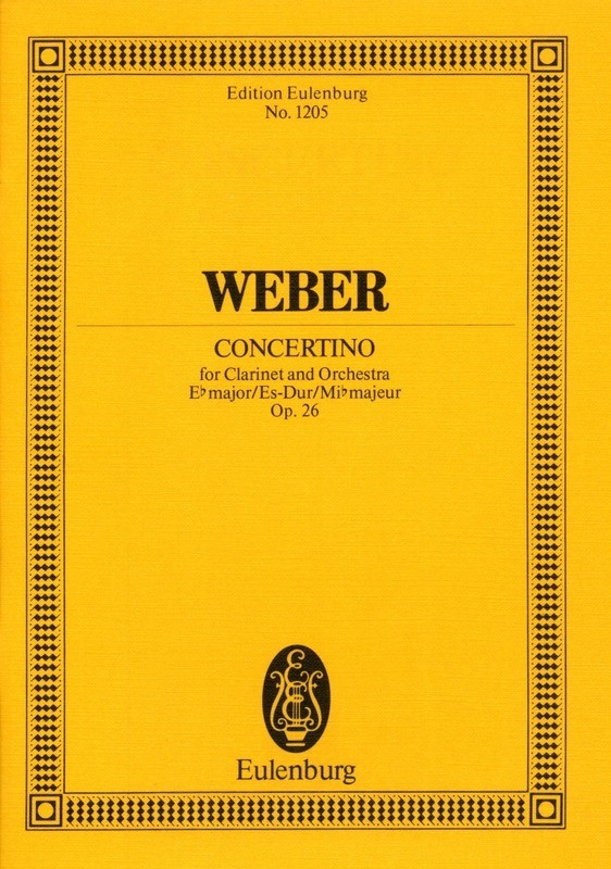 Concertino EsDur Op.26 J.109/Red.Pno. Weber, Carl Maria