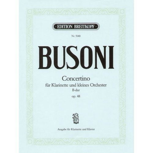 Concertino in Sib M. Op.48. Busoni, F.