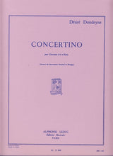 Concertino. Dondeyne, D.