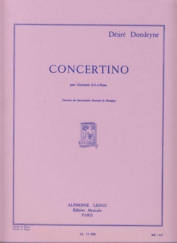 Concertino. Dondeyne, D.