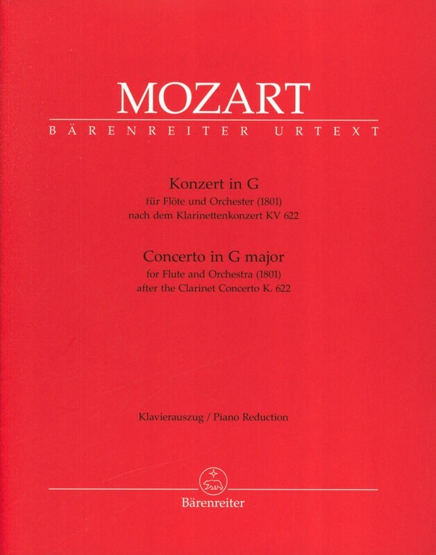 Concerto em Lá Maior KV 622 para Clarinete. Mozart, W. A.