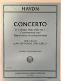 Concerto in C Mayor for Cello and Piano, Hob. VIIb: N1. Haydn, J.