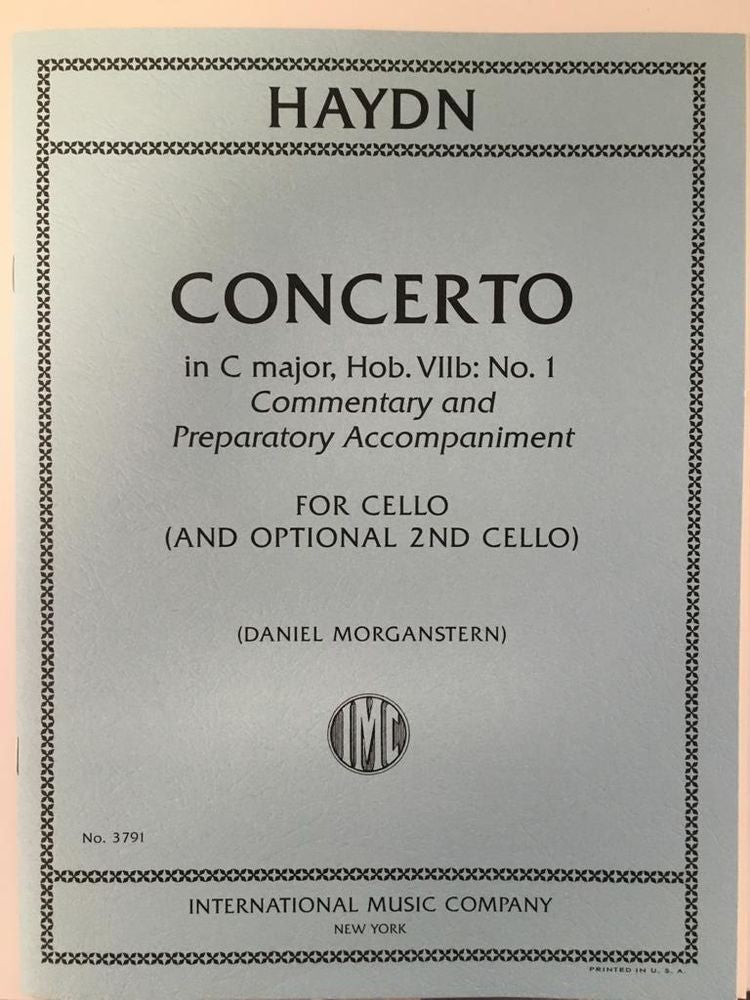 Concerto in C Mayor for Cello and Piano, Hob. VIIb: N1. Haydn, J.