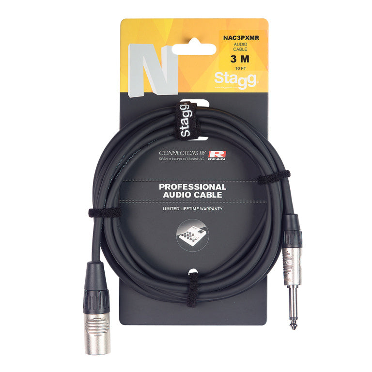 Cable Instrumento Stagg XLR - Jack 1m N-Series NAC1PXMR