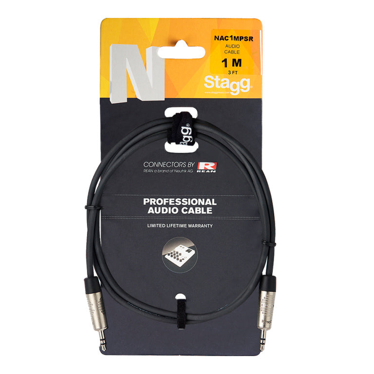 Cable Microfono Stagg Mini Jack 6m N-Series NAC6MPSR