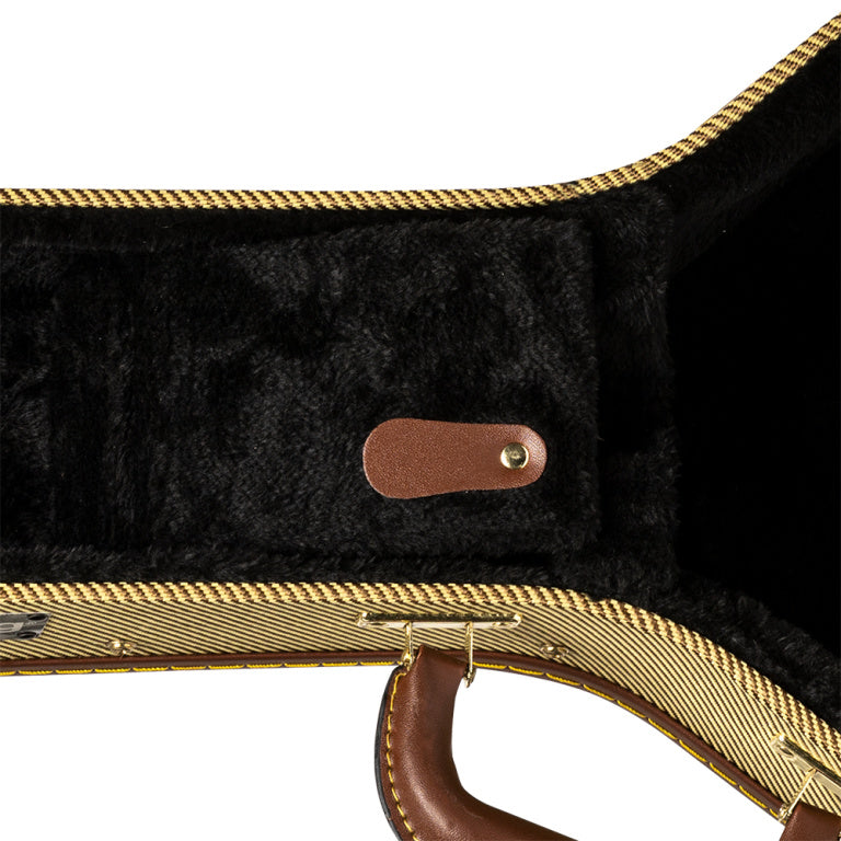 Estuche Ukelele Concierto Stagg Rigido Vintage Tweed Dorado GCX-UKC GD_07