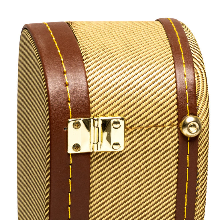 Estuche Ukelele Concierto Stagg Rigido Vintage Tweed Dorado GCX-UKC GD_08