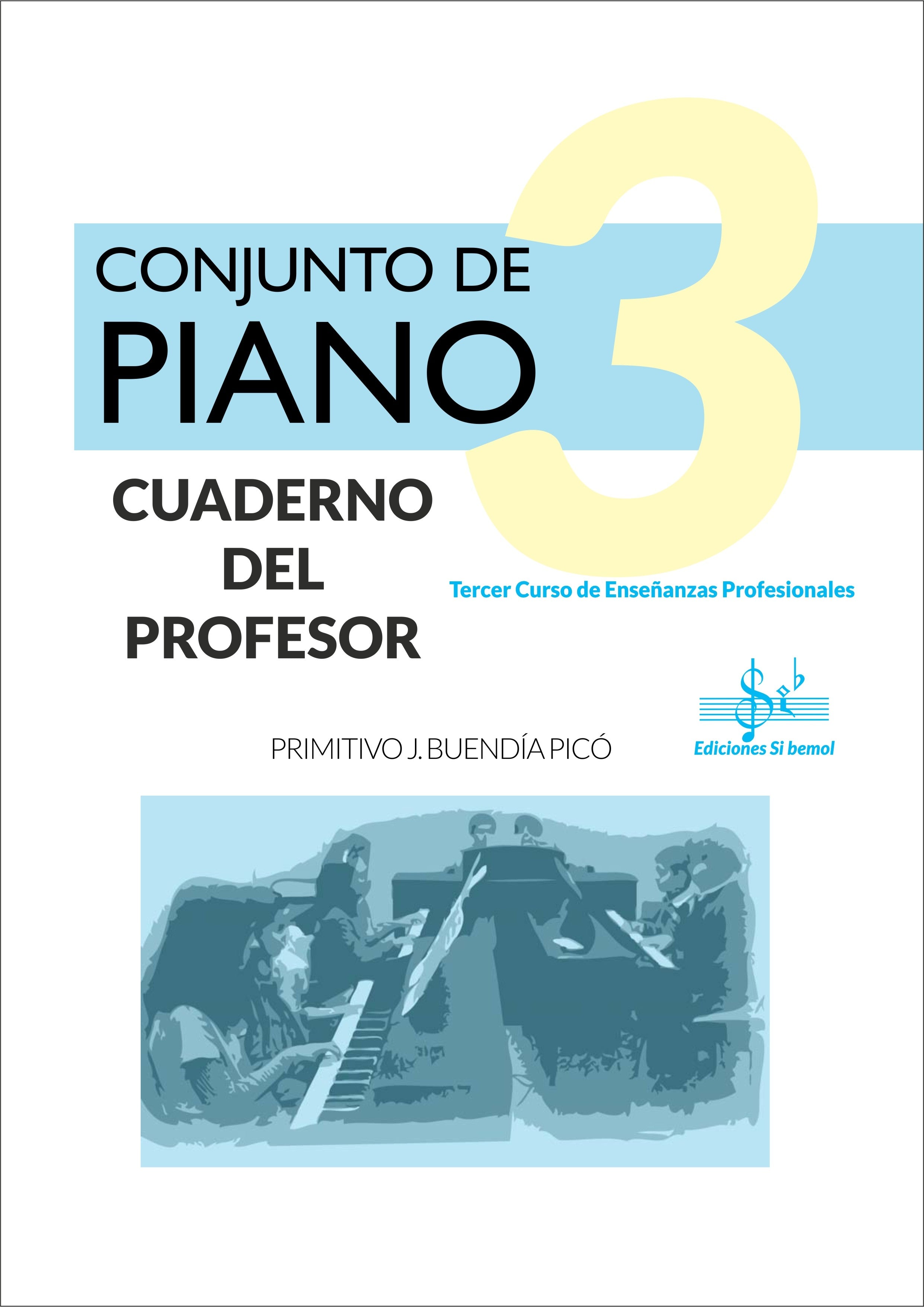 Conjunto de Piano Profesor Vol. 3 + CD