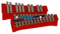 Carrillon Alto Samba Cromatico Do2-La3 Rojo 3312RSM