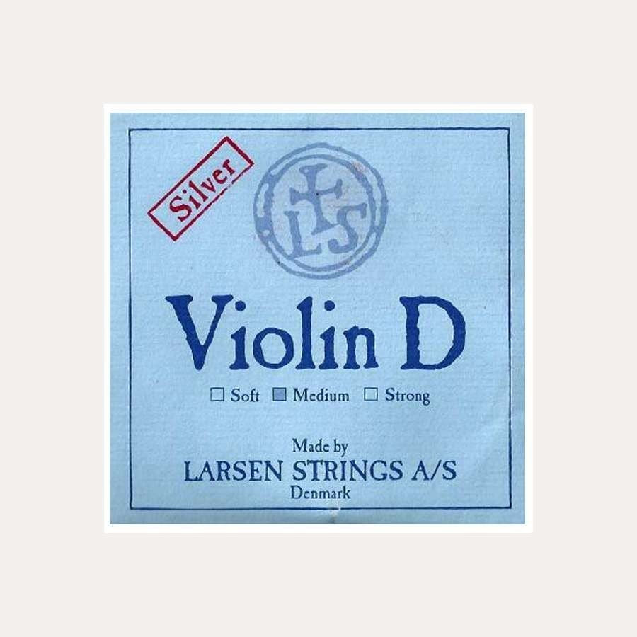 Cuerda Violin 4/4. 3Re Larsen Fuerte Plata