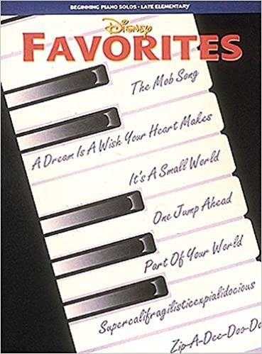 Disney Favorites Beginning Piano Solo, Late Elementary. Various