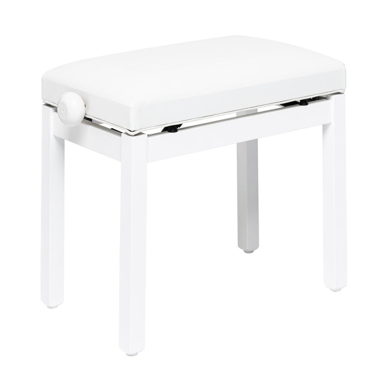 Banqueta Piano Stagg Blanco Mate Tapa Vinilo Blanco PB36 WHM SWH_02