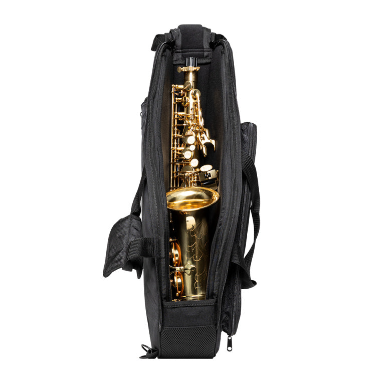 Funda Saxofon Alto Stagg Mochila Negra SB-AS-BK_08