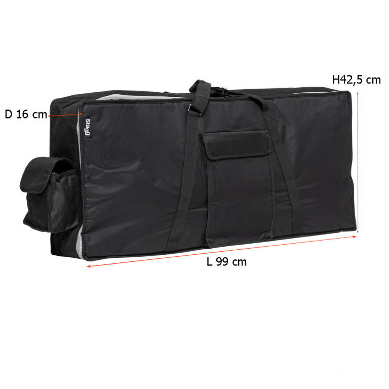Funda Teclado Stagg 99x42,5x16 cm 10 mm K10-099_08