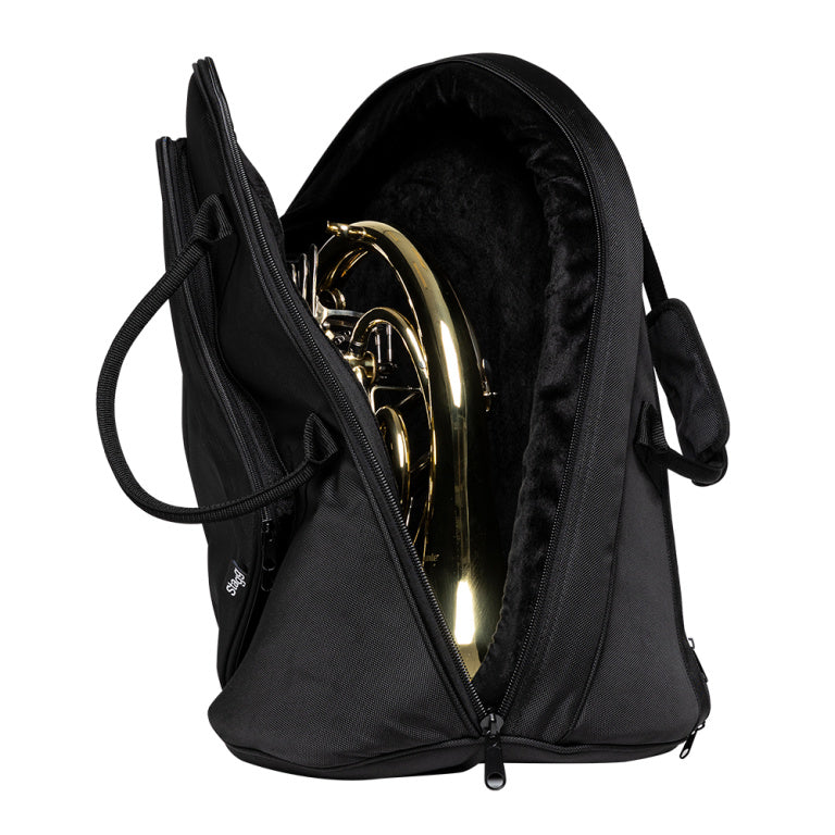 Funda Trompa Stagg Mochila Negra SB-FH-BK_08