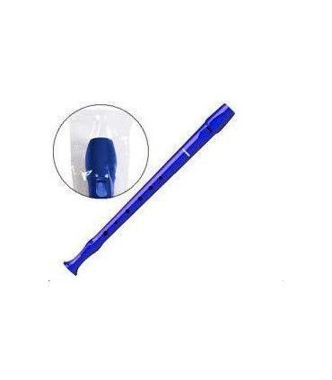 Flauta Dulce Hohner 95084DB Plastico Digitacion Alemana 1 Pieza Azul