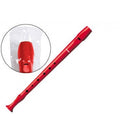 Flauta de Bisel Hohner 95084RD Plástico Digitação Alemã 1 Peça Vermelha