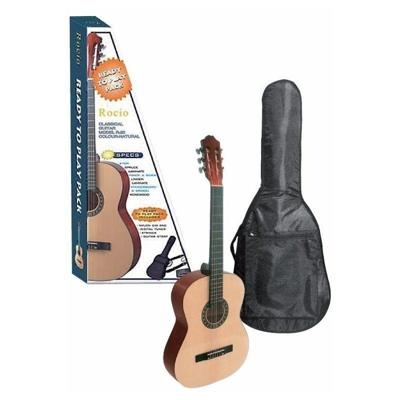 Pack Guitarra Clasica Admira Rocio 10