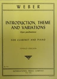 Introduction Theme Variations Opus Pos Thumous. Weber, C.M.
