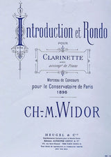 Introduction et Rondo Op.72. Widor, C.M.