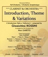 Introduction, Theme and Variations. Rossini, G.