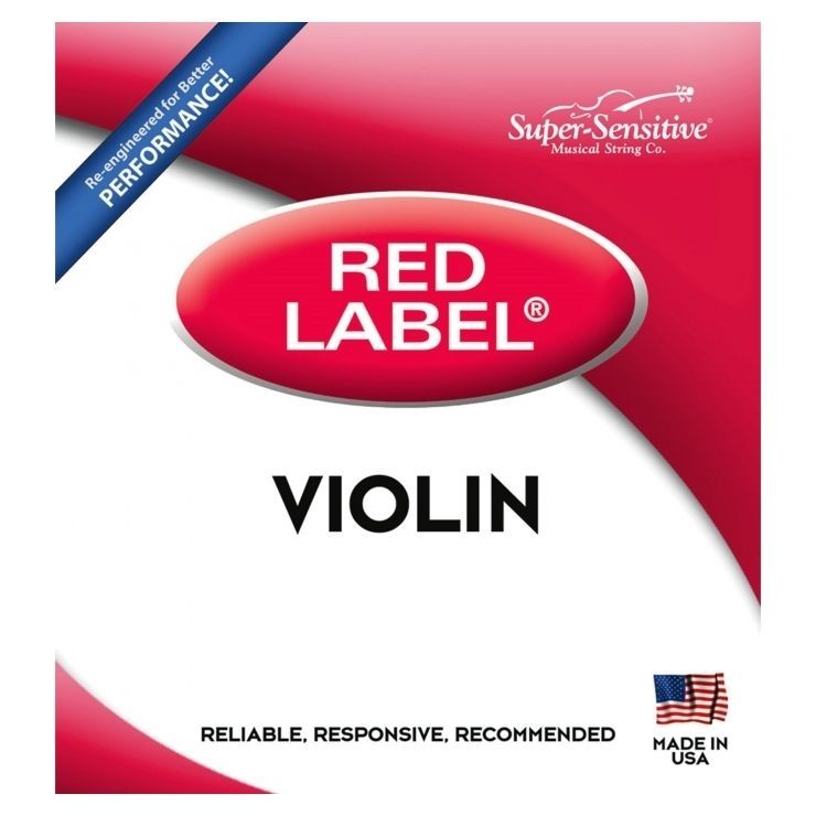 Juego Cuerdas Violin 1/2 SuperSensitive Red Label 210