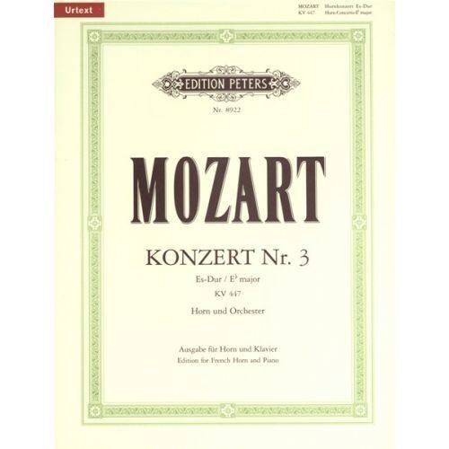 Konzert N.3 en Mib K447 para Trompa. Mozart, W.A.