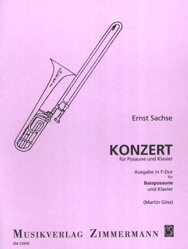 Konzert in FDur for Trombone. Sachse, E. / Goss, M.