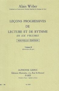 Progressive Lessons Reading Rhythm Vol.2. Weber, A.
