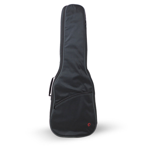 Funda Guitarra Electrica 10mm PE Ortola Ref. 33-E Mochila sin Logo Negro Vivo Gris