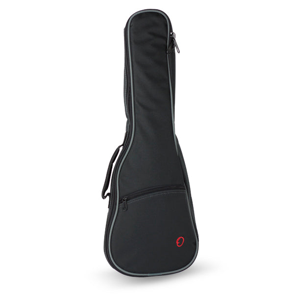 Funda Ukelele Soprano Ortola Ref. 33 Mochila sin Logo Negro Vivo Gris