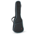 Funda Ukelele Tenor Ortola Ref. 33 Mochila sin Logo Negro Vivo Turquesa