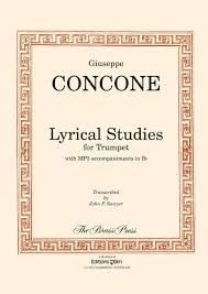 Lyrical Studies for Trumpet. Concone, G.