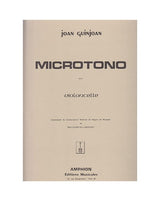 Microtone Cello. Guinjoan, Joan