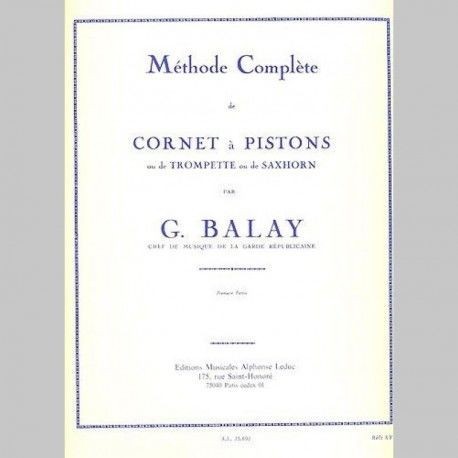 Método de Cornetim de Pistões ou Trompete ou Saxhorne, Balay, G.