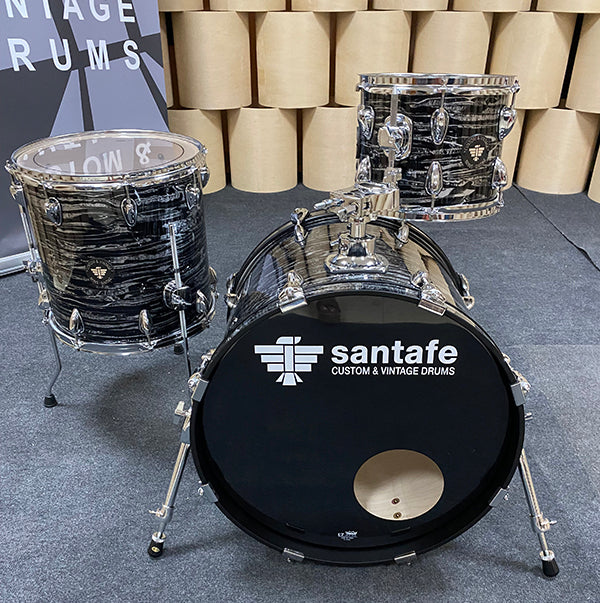 Set Bateria Santafe 20-10-14" ABD Cover Whirl Black