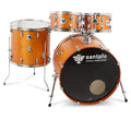Set Bateria Santafe 20x17/16x15/12x7/10x7" Compact Verde SC0008