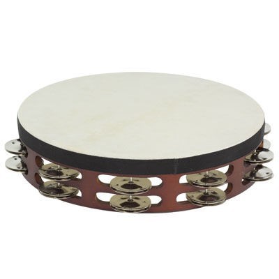 Pandereta Doble Santafe 25cm c/ parche Ref. stf5065
