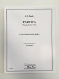 Partita in A minor BWV for Horn 1013. Bach, J.S.