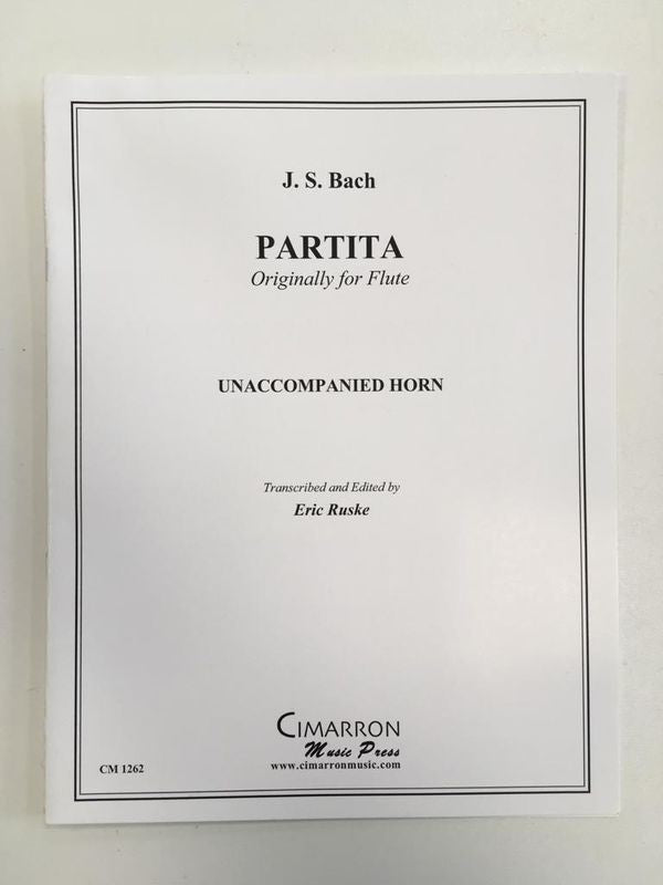 Partita in Am BWV para Trompa 1013. Bach, J.S.