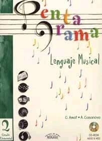 Pentagrama Lenguaje Musical Elemental Vol. 2 CD. Amat, Casanova