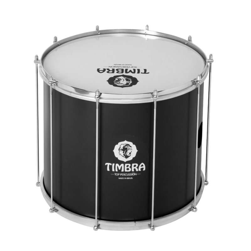 Surdo Negro Mate Timbra 10-Div 18"x40 cm Ref. TI15914