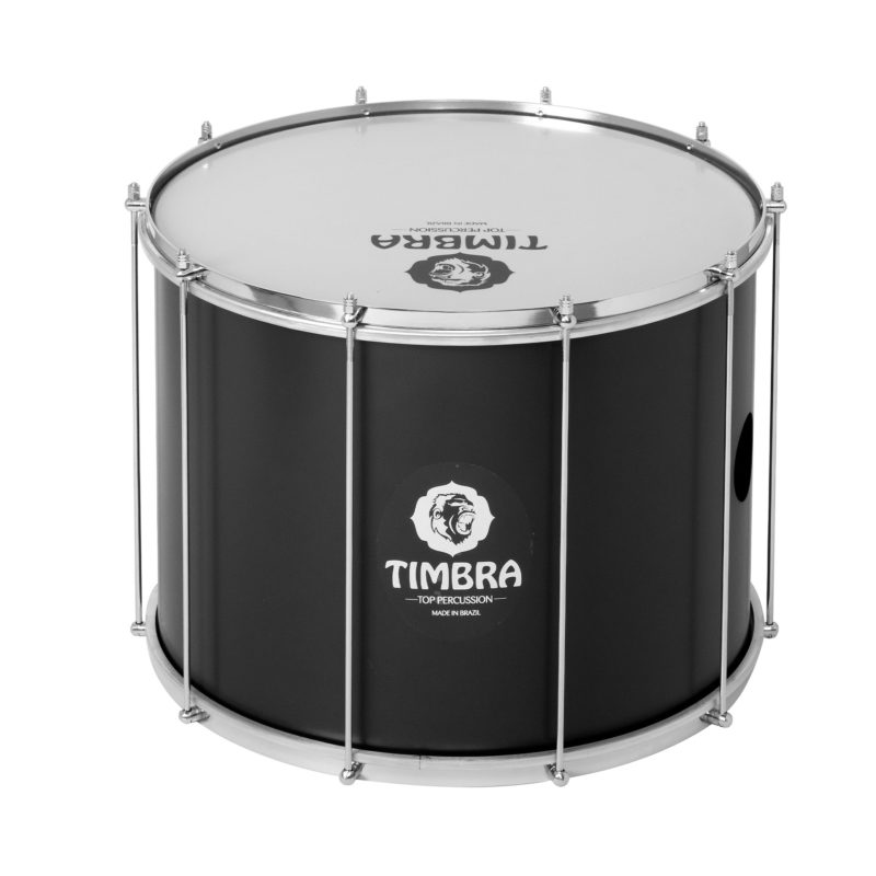 Surdo Negro Mate Timbra 10-Div 20"x40 cm Ref. TI15916