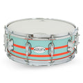 Caja Master Abedul STF Classic 14x5.6" Turquesa Franjas Naranja II Opaco Ref. STF0800