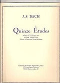Quinze Etudes para Clarinete. Bach, J.S.