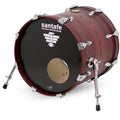 Bombo Santafe 20x18" ABD Cover Rojo Vetas SM0481