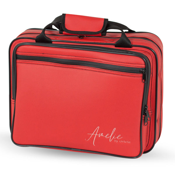 Estuche Clarinete Sib Amelie Ortola Ref. 186Brg Partitura Rojo