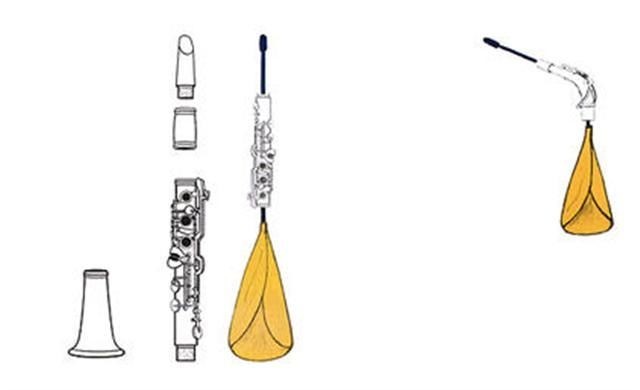 Set de Limpieza Boquilla Clarinete/Saxofon Reka