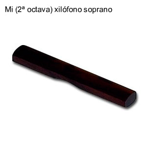Lamina Xilofono Soprano Samba Mi 2a Octava 3681SM